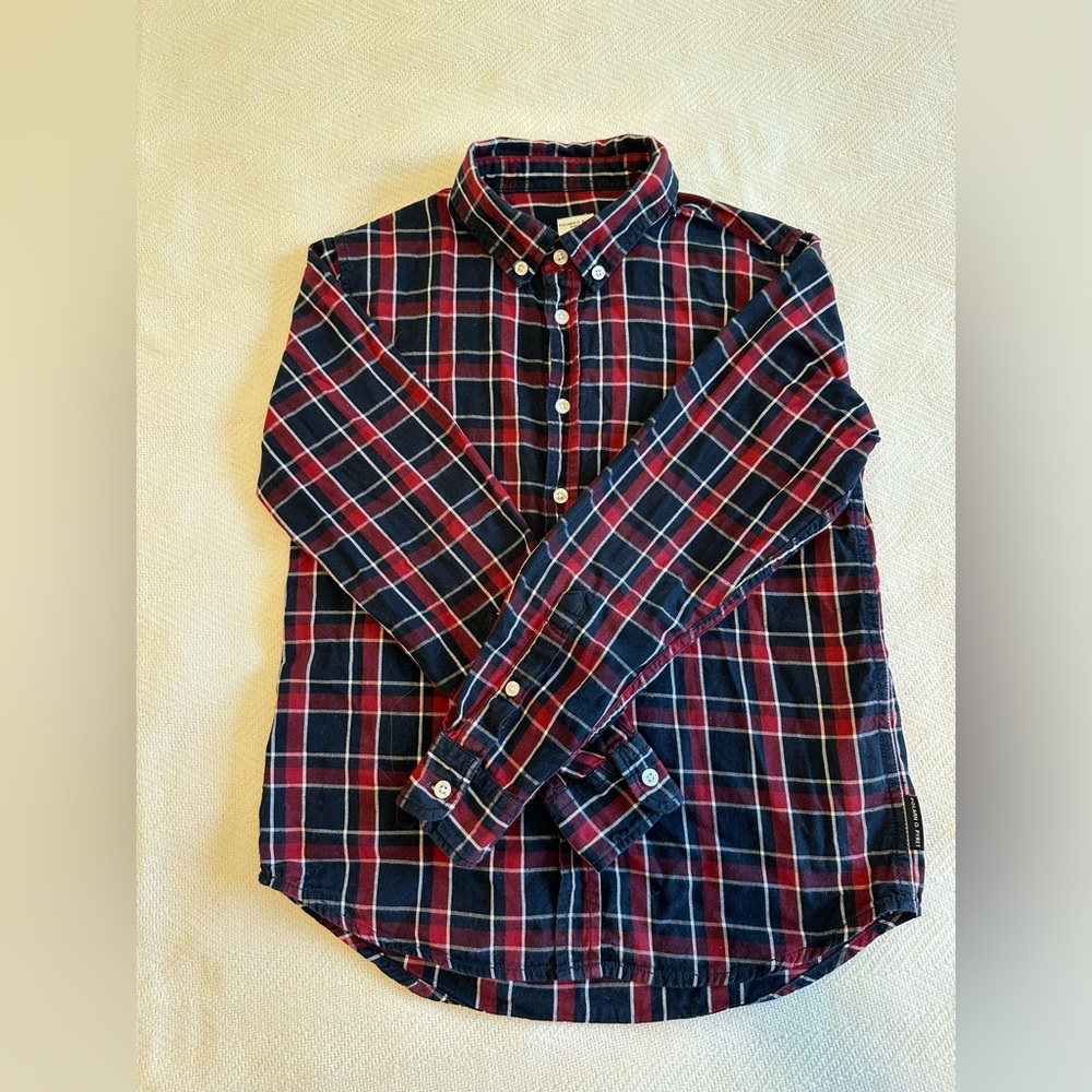 Polarn O. Pyret Organic Button Down Shirt Size 9-10